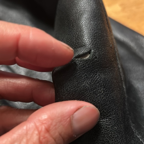 “As Is” Bebe softest leather blazer - Picture 16 of 17